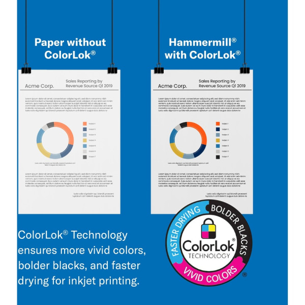 Hammermill Color Multi-Use Printer & Copier Paper, Ledger Size (11 x 17),  Ream Of 500 Sheets, 100 (U.S.) Brightness, 28 Lb, White