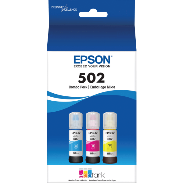 Epson 502 EcoTank Pigment Black Ink Bottle T502120 S - Office Depot