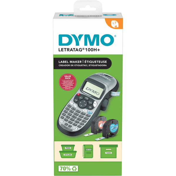 DYMO® LT 91331 Black-On-White Tape - Zerbee