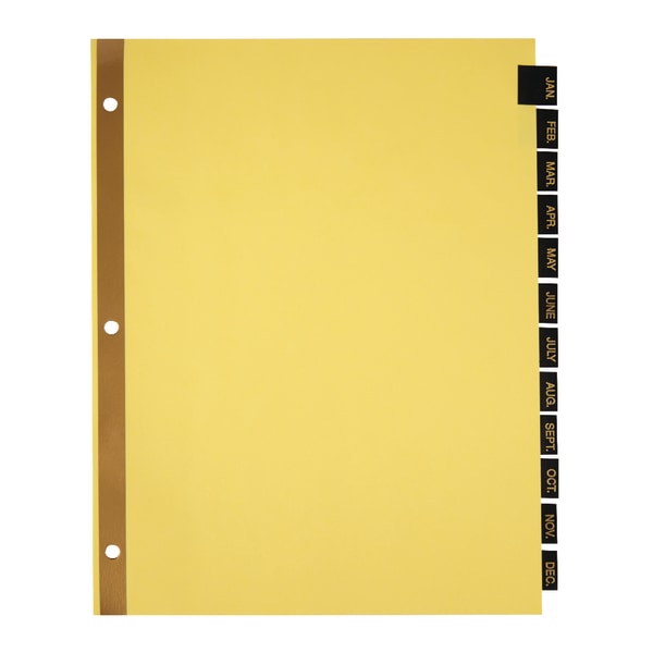 Office Depot® Brand Preprinted Index Tab Dividers - Zerbee