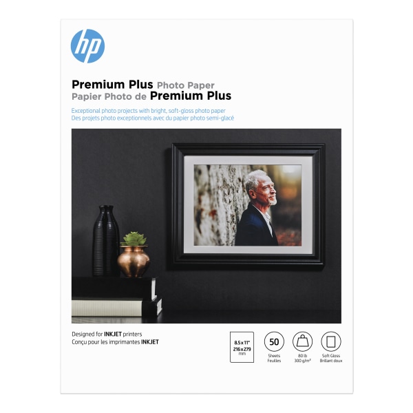 HP Glossy Color Laser Presentation Paper - 8 1/2 x 11 - Pack of 250