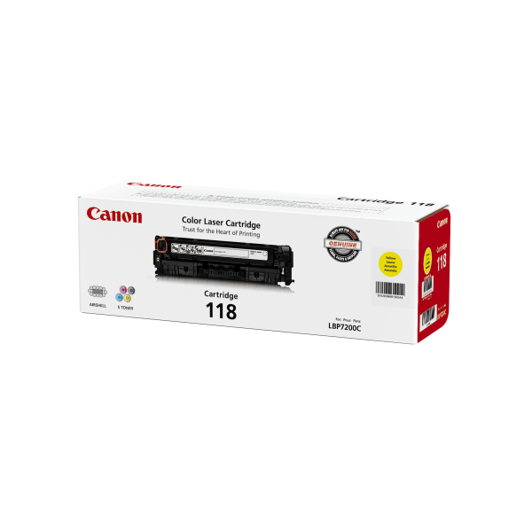 2659B001 (118) Toner, 2,900 Page-Yield, Yellow 2659B001 (118) Toner, 2,900 Page-Yield, Yellow