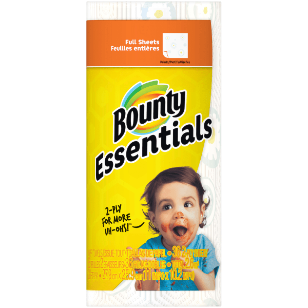 Bounty&reg; Essentials Printed 2-Ply Paper Towels 580814