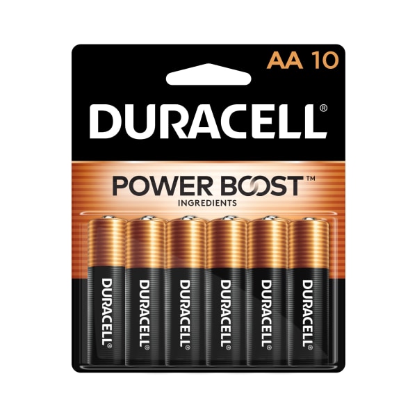 Duracell Coppertop Alkaline AA Battery - MN1500 DURMN1500B10Z