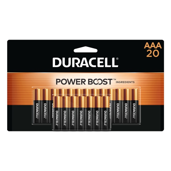 Duracell Coppertop Alkaline AAA Battery - MN2400 - For Multipurpose - AAA - Alkaline - 20 / Pack DURMN2400B20