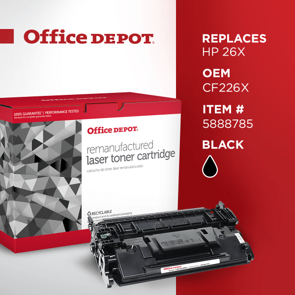 Office Depot® Brand Remanufactured High-Yield Black Toner Cartridge - Zerbee