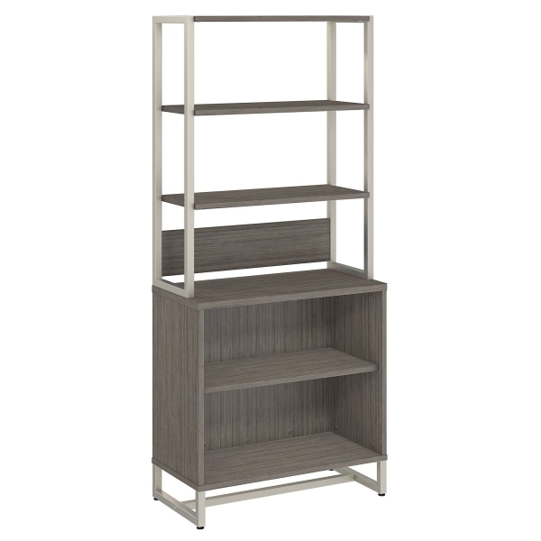 kathy ireland&reg; Office by Bush Business Furniture Method Bookcase with Hutch 5955878