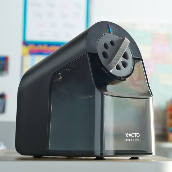 X-ACTO® Mighty Pro™ Electric Pencil Sharpener, Black - Zerbee