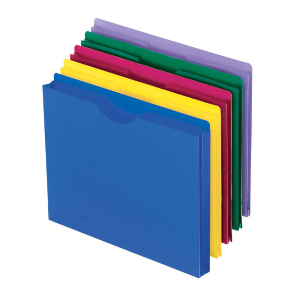 Realspace Poly File Folder 13 Pocket Letter Size 9 12 Expansion
