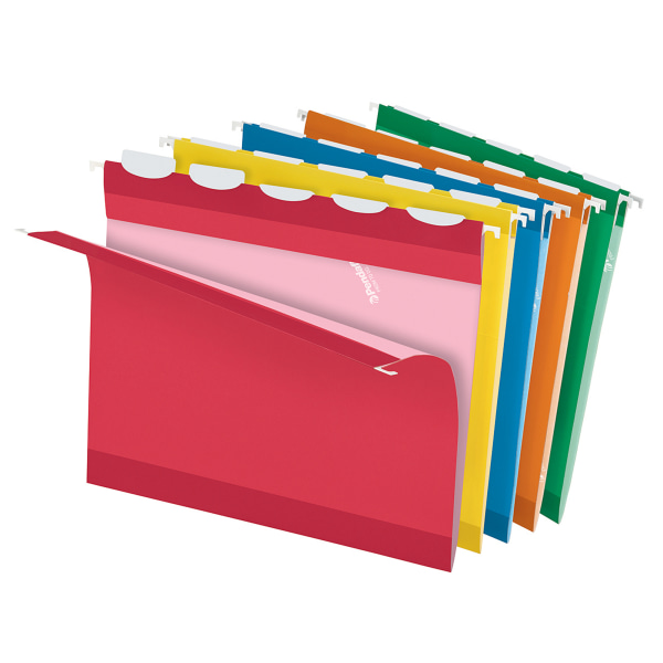 Ready-Tab Colored Reinforced Hanging Folders, Letter Size, 1/5-Cut Tabs, Bright Green, 25/Box Ready-Tab Colored Reinforced Hanging Folders, Letter Size, 1/5-Cut Tabs, Bright Green, 25/Box