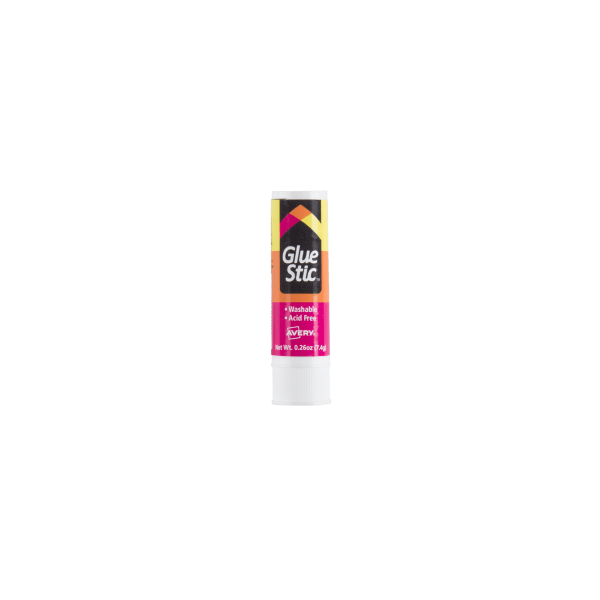 Avery Disappearing Color Permanent Glue Stics 0.26 Oz. Purple Pack Of 18 -  Office Depot