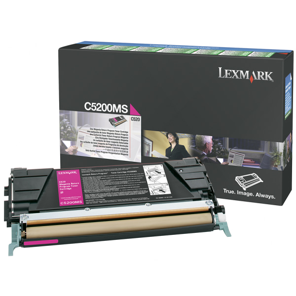 Lexmark&trade; C5200MS Magenta Toner Cartridge LEXC5200MS