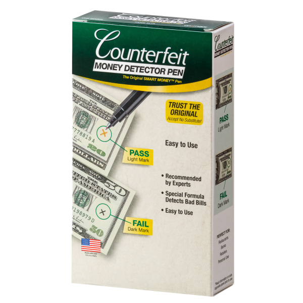Dri Mark Counterfeit Money Detector Pen (Sold Individually