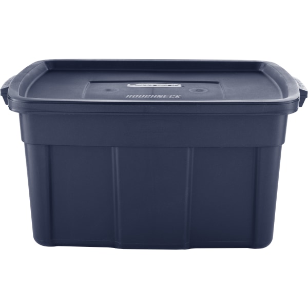 Rubbermaid 10 gal Roughneck Tote, Dark Indigo