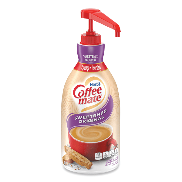 Coffee Mate Coffee Creamer, Sweetened Original - 1.58 qt