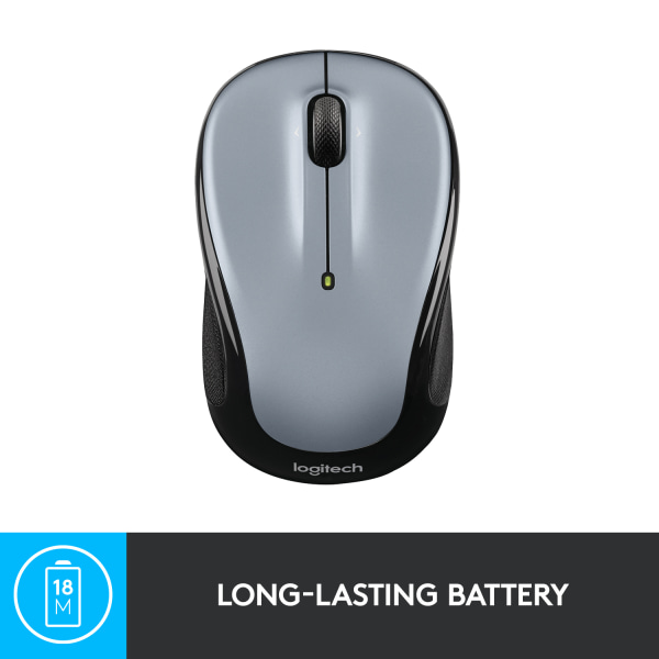 Logitech® M325s Wireless Optical Mouse, Silver - Zerbee