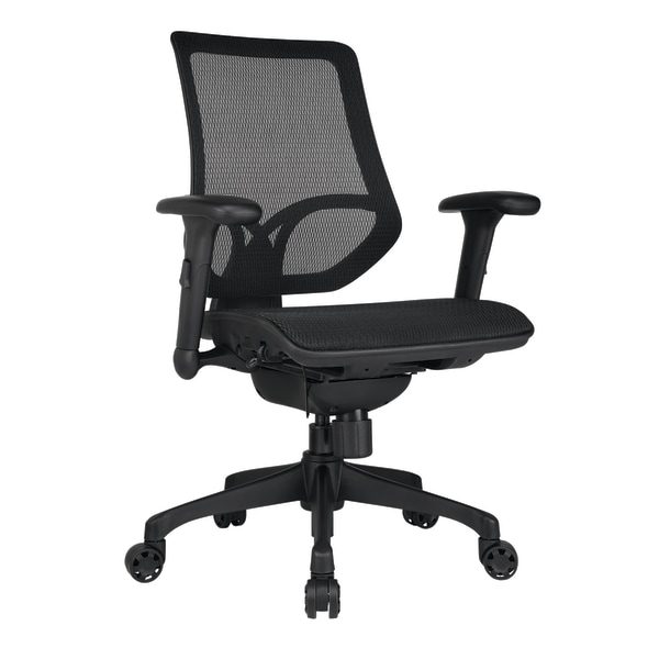 WorkPro® 1000 Series Mesh Mid-Back Task Chair, Black 604924