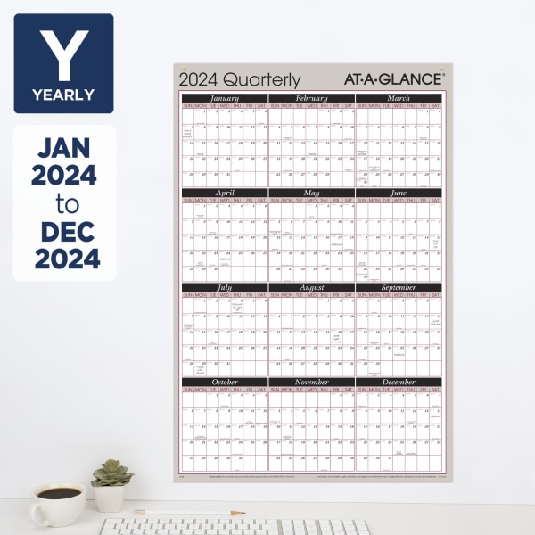 Be Your Glam Self' Vision Board Wall Calendar (2024) – beyourglamself