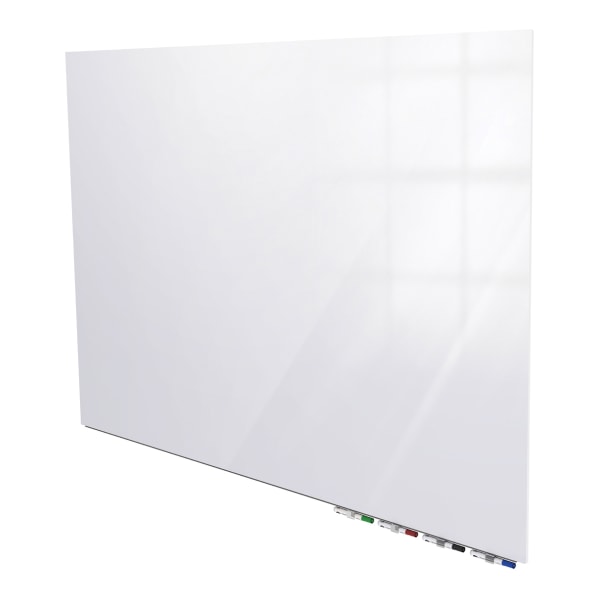 Ghent Aria Low-Profile Magnetic Glass Unframed Dry-Erase Whiteboard 6165750