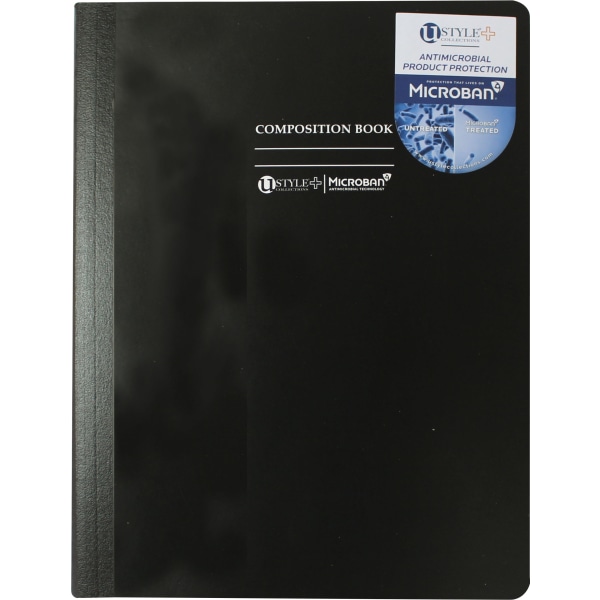 U Style Antimicrobial 1 Subject Notebook With Microban&reg; Antimicrobial Protection 6209988
