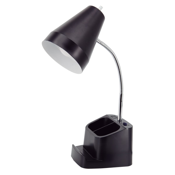 Dimmable Led Desk Lamp With Pen Holder And Projector, Usb Port Bedside  Lamp, 360 Adjustable Gooseneck Reading Lamp, Living Room And Office (pen  Holder
