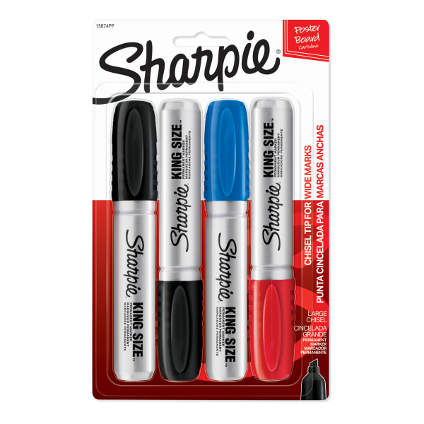 Sharpie Chisel Tip Assorted Colored Markers 8 Count - 2 Pack
