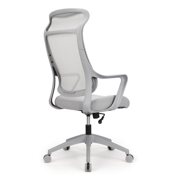 Realspace Adley MeshFabric Low Back Task Chair GrayWhite BIFMA Compliant -  Office Depot