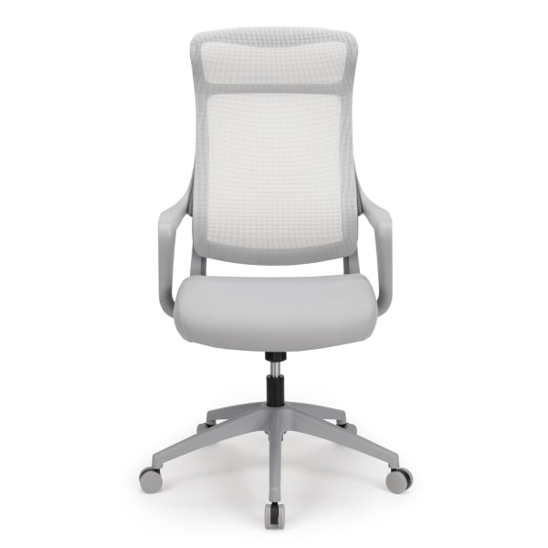 Realspace Adley MeshFabric Low Back Task Chair GrayWhite BIFMA Compliant -  Office Depot