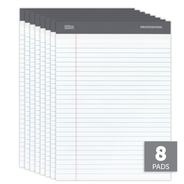 Magnetic Business Card Blank Notepad - 50 Sheet