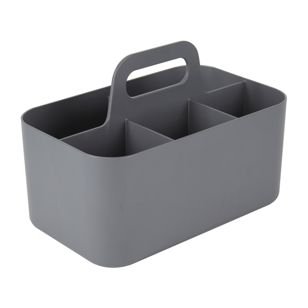 Realspace White Plastic 3 Compartment Pencil Cup - Office Depot