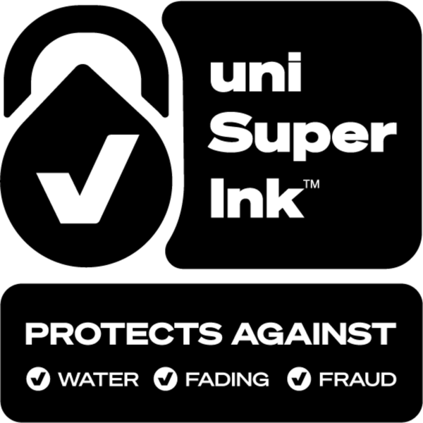 uni ball 207 Retractable Fraud Prevention Gel Pens Bold Point 1.0