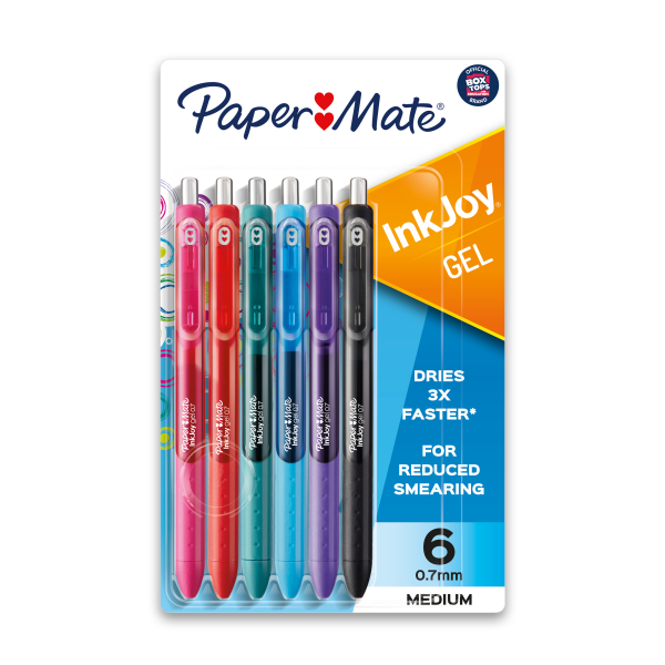 Paper Mate® Gel Pens | InkJoy® Pens, Fine Point, Assorted, 8 Count