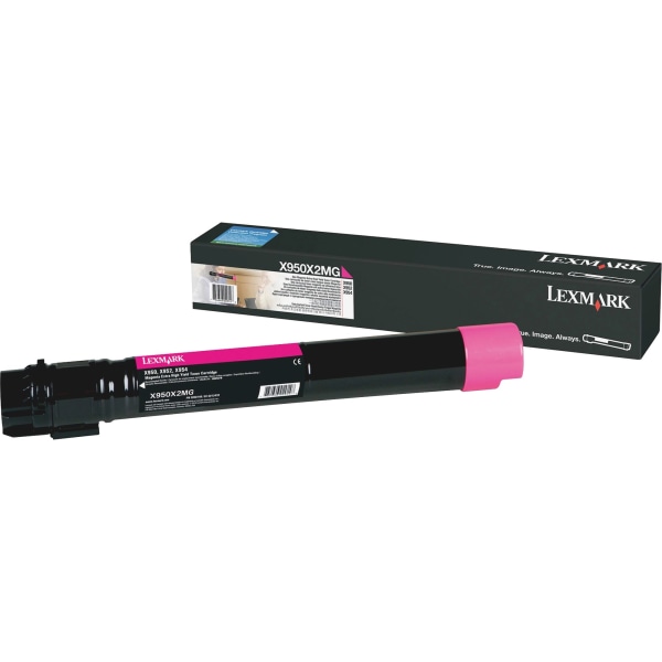 Lexmark&trade; X950 High-Yield Magenta Toner Cartridge LEXX950X2MG