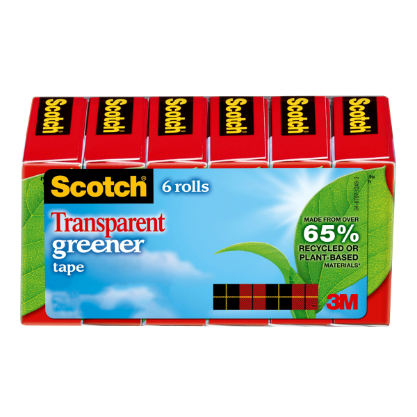 Scotch - Magic Greener Tape, 3/4 x 900, 1 Core - 10/Pack