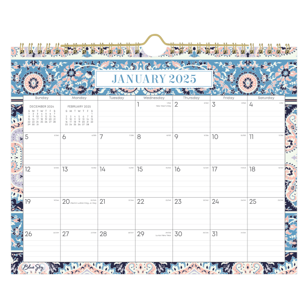 2025-blue-sky-monthly-wall-calendar-11-x-8-3-4-cocorrina-january-2025-to-december-2025-zerbee