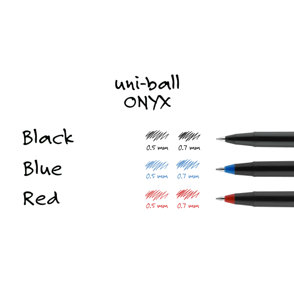 uni ball Vision Rollerball Pens Micro Point 0.5 mm Black Barrel Blue Ink  Pack Of 12 - Office Depot