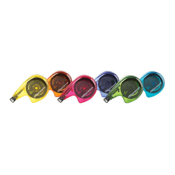 Paper Mate Liquid Paper DryLine Mini Fashion Correction Tape 1 Line x 196  Assorted Fashion Colors Pack Of 5 - Office Depot