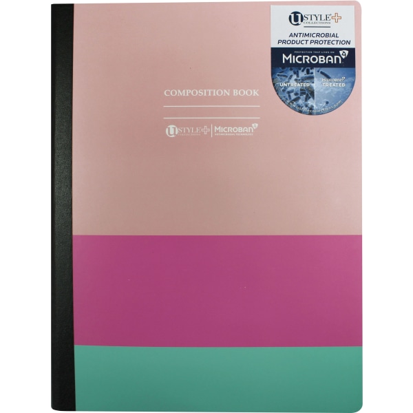 U Style Antimicrobial Composition Book With Microban&reg; Antimicrobial Protection 6742888