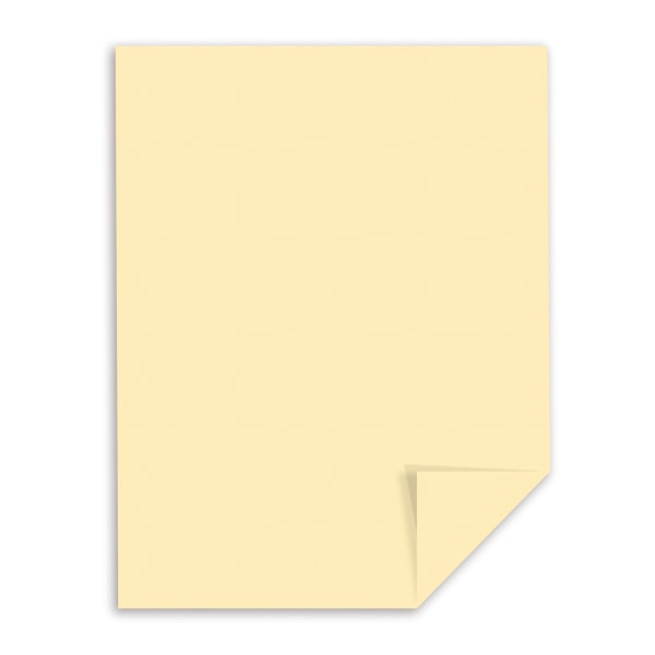 JAM Paper & Envelope Vellum Bristol Cardstock, 8.5 x 11, 50 per