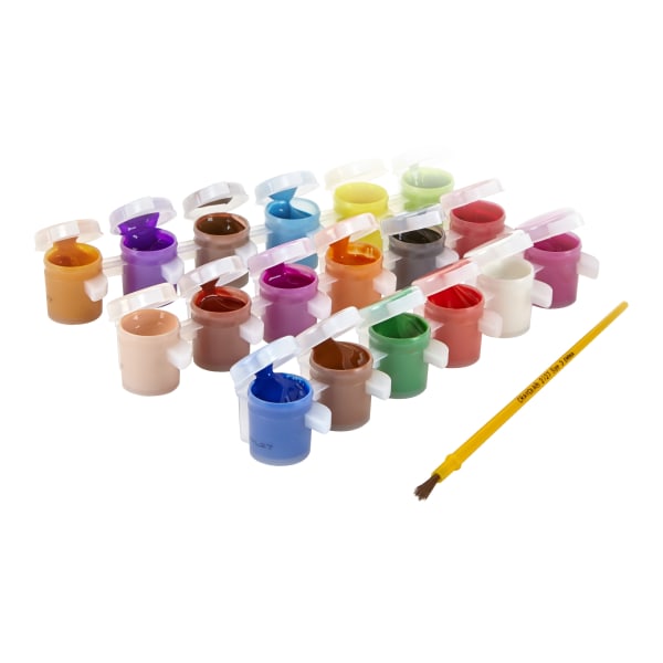 Crayola 6-color Glitter Washable Kids Paint - 2 oz - 6 / Set - Red