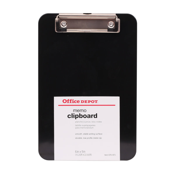 Office Depot Wood Clipboards, Letter Size - 3 pack