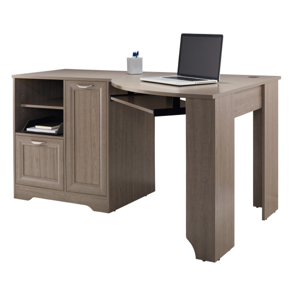 Realspace Magellan 60 W Pneumatic Height Adjustable Standing Desk Cherry -  Office Depot