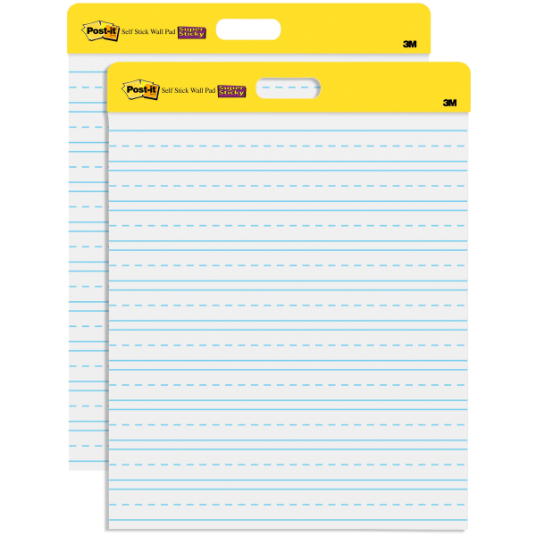 Post-it® Super Sticky Wall Pad, 20 x 23, Plain White Paper, 20 Self Stick  Sheets Per Pad - Zerbee