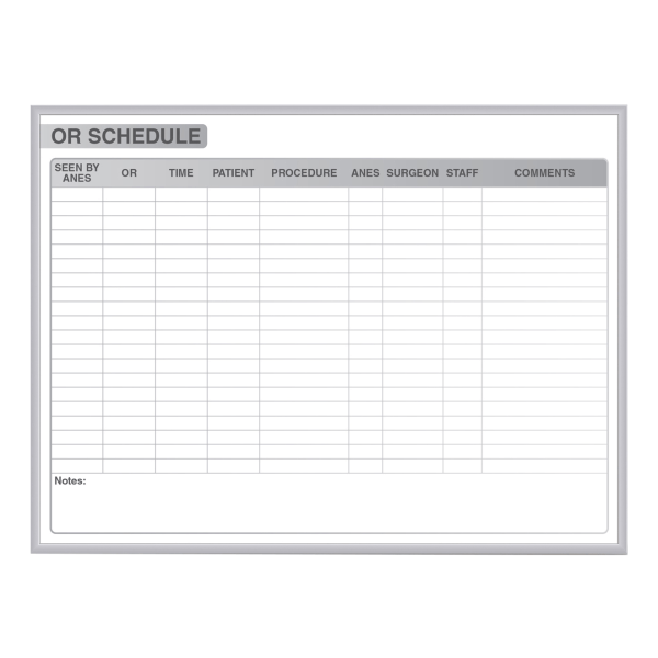 Realspace Magnetic Dry Erase Whiteboard 48 x 72 Silver Frame