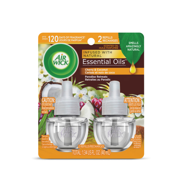 Scented Oil Refill, Warming - Fresh Linen, 0.67 oz, 3/Pack, 6 Packs/Carton