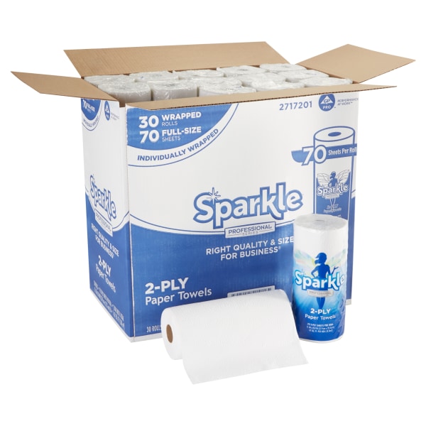 Sparkle&reg; Professional Series by GP PRO 2-Ply Kitchen Paper Towels GPC2717201CT