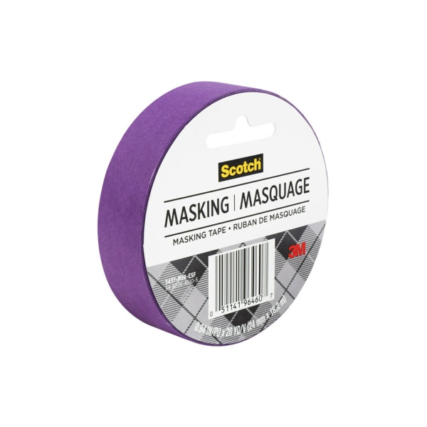 Scotch® Expressions Decorative Masking Tape, 1 x 20 Yd., Purple - Zerbee