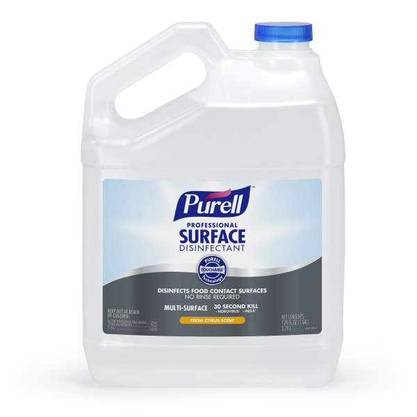 Professional Surface Disinfectant, Fresh Citrus, 1 gal Bottle, 4/Carton GOJ434204CT