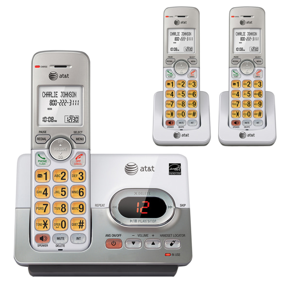 AT&T EL52303 DECT 6.0 Expandable Cordless Phone System With