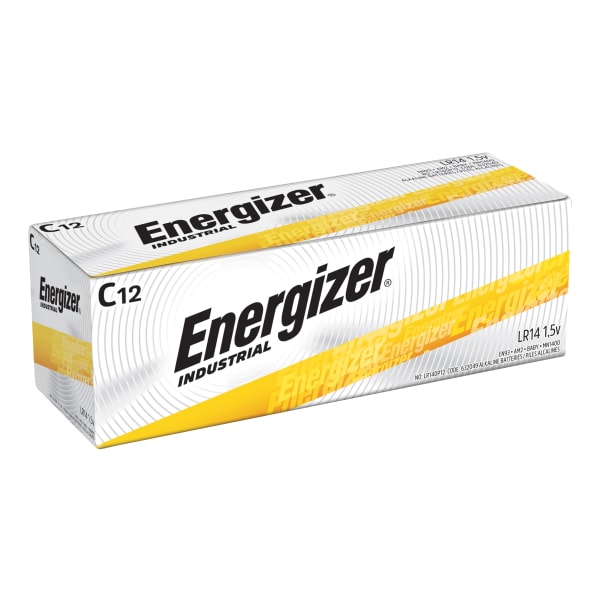 Energizer Industrial Alkaline C Batteries EVEEN93